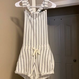 Cloth stripe overalls size medium